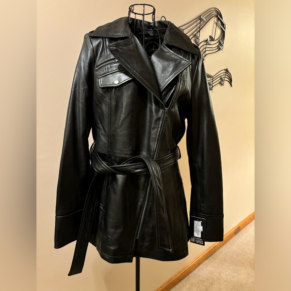 MONDAY MARKDOWN Whet Blu Traci Women’s Leather jacket in Black - Picture 9 of 14